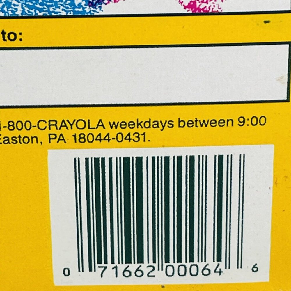 Vintage Crayola Crayons Sharpener Box 64 with Sharpener - Picture 10 of 13